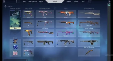 Vendo conta VALORANT COM VARIAS SKINS