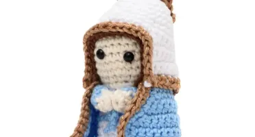 Mini Nossa Senhora da Graça em amigurumi