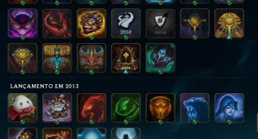 Conta League of legends Antiga 2013 Muita skin