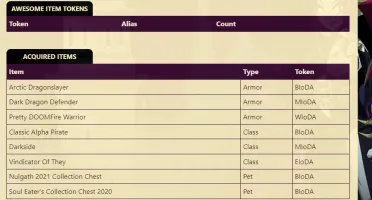 CONTA AQW LEVEL 100, HEROMART, VOT,DARKSIDE,ALPHA E +