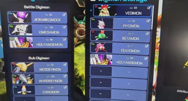 Digimon super rumble Omegamo + miko mode