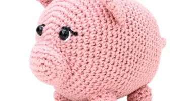 Porquinho Rosa em Crochê Amigurumi