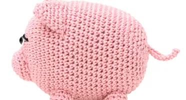 Porquinho Rosa em Crochê Amigurumi