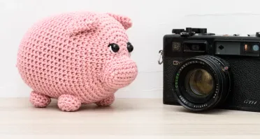 Porquinho Rosa em Crochê Amigurumi