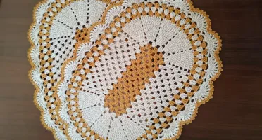 Tapete em croche medida 45 x 65