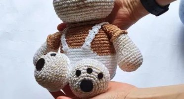 Ursinho Toshi Luminaria Bichinhos de Croche