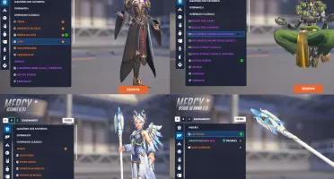 Conta Overwatch Platina + 100 Skins + Miticas