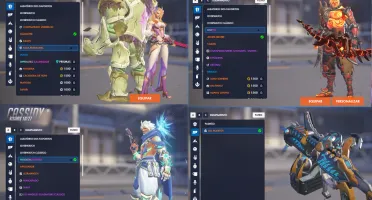Conta Overwatch Platina + 100 Skins + Miticas