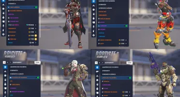 Conta Overwatch Platina + 100 Skins + Miticas