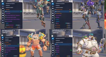 Conta Overwatch Platina + 100 Skins + Miticas
