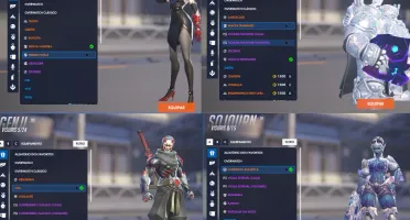 Conta Overwatch Platina + 100 Skins + Miticas