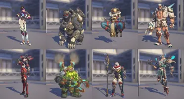 Conta Overwatch Platina + 100 Skins + Arma Mitica + Personag