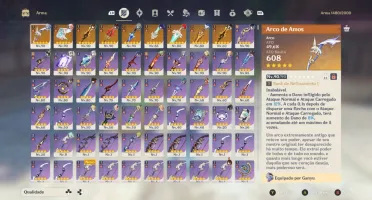 Conta AR60 EndGame com 29 T5 incluindo os 5 arcontes
