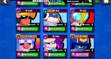 Conta Brawl Stars 15500 Trofeus 37/48