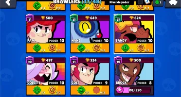 Conta Brawl Stars 15500 Trofeus 37/48