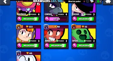Conta Brawl Stars 15500 Trofeus 37/48