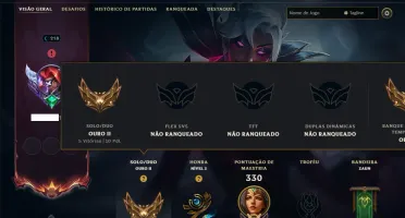 Ouro 2 com 120 Champs e 64 Skins ( MAIN ADC )