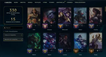 Ouro 2 com 120 Champs e 64 Skins ( MAIN ADC )