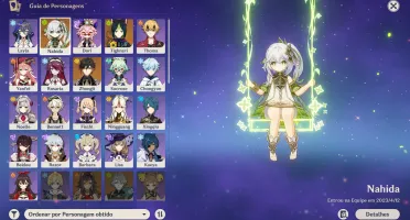 Conta Genshin AR 22 Tighnari+Nahida+Zhongli