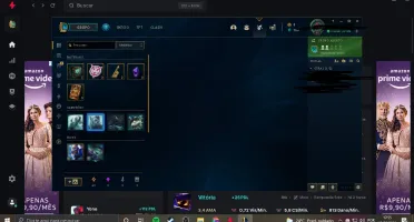 Conta lol platina 4 71% winrate , Email não verificado