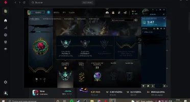 Conta lol platina 4 71% winrate , Email não verificado
