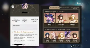 Honkai Star Rail- The Herta+ Aglaea(E1)+ Lingsha+ Jade