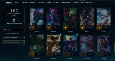 Esmeralda 3 com 70 Champs e 8 Skins