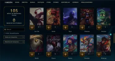 Esmeralda 3 com 70 Champs e 8 Skins