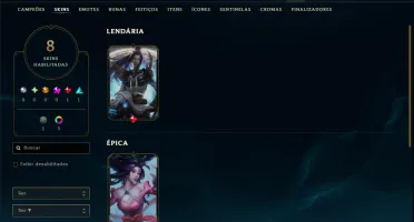 Esmeralda 3 com 70 Champs e 8 Skins