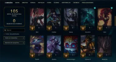 Esmeralda 3 com 70 Champs e 8 Skins