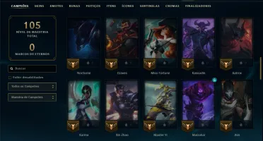 Esmeralda 3 com 70 Champs e 8 Skins