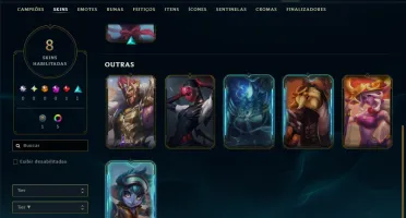 Esmeralda 3 com 70 Champs e 8 Skins