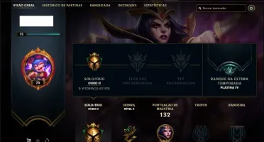 Conta ouro 2 com 32 skins e 69 champs