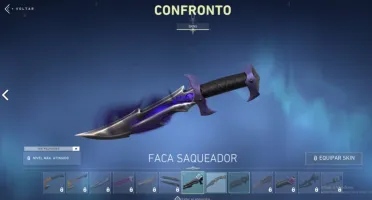 Conta valorant ouro 2, vandal e faca saqueadora, phantom oni