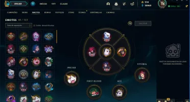 Conta Lol 109 skins, 138 champions, 30k EA, Diamante 3
