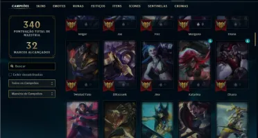 Prata 4 com 110 Champs e 51 Skins +1 Fragmento