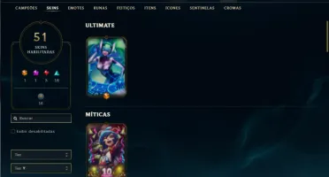 Prata 4 com 110 Champs e 51 Skins +1 Fragmento