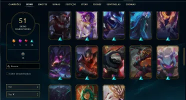 Prata 4 com 110 Champs e 51 Skins +1 Fragmento