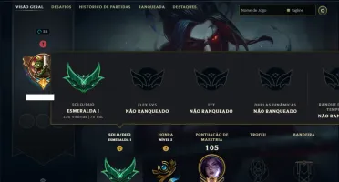 Esmeralda 1 com 75 Champs e 4 Skins