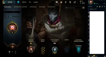 2 contas de lol com skins