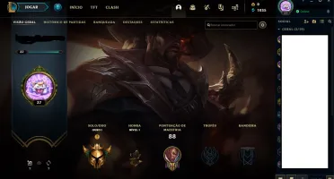 2 contas de lol com skins