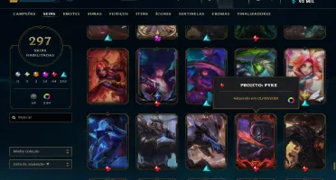 Conta Lol com repasse de toda a titularidade + 297 skins