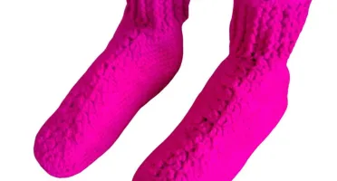 Pantufa de Lã 33 Pink