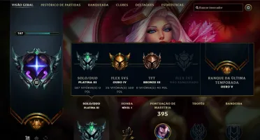CONTA PLATINA 3, 45 SKINS, 112 CHAMPS!