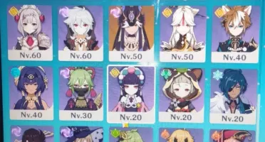 Conta END GAME ~ Raiden c2, Ayaka c2, Kazuha c1 e ++