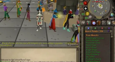 Runescape account 1736 total