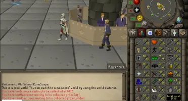 Runescape account 1736 total