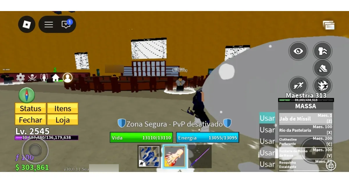 🚨 Atenção: Conta Monstro Blox Fruits Focada Em Pvp Detonado - Roblox - DFG