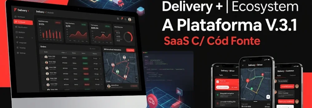 Saas C/ Cód Fonte Delivery + | Ecosystem A Plataforma V.3.1