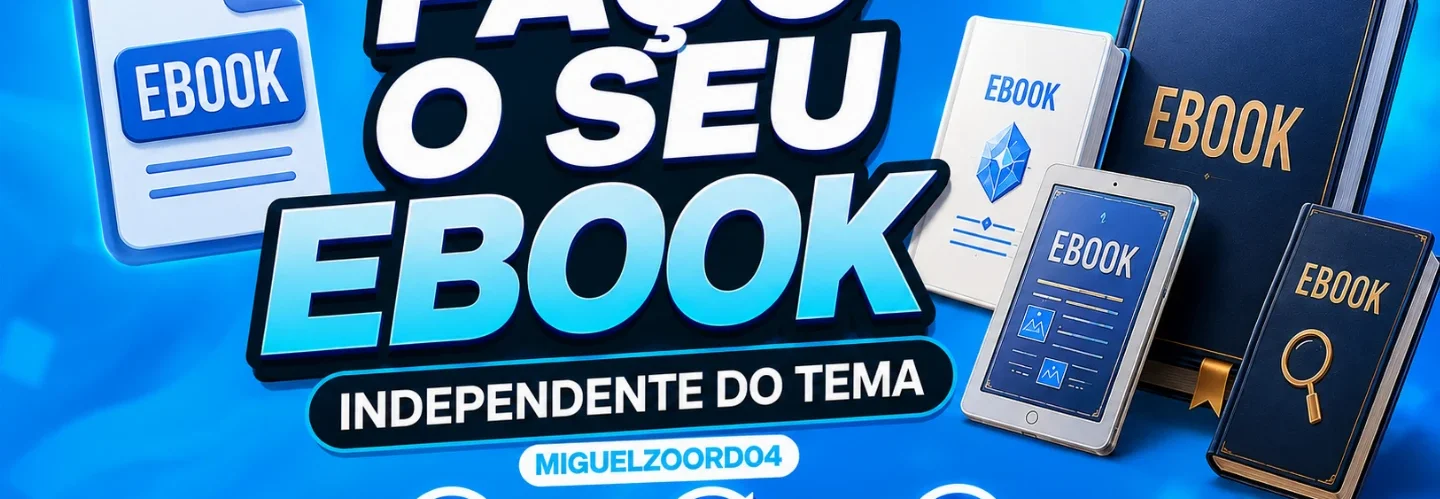 [ PROMOÇÃO EXCLUSIVA ] - FAÇO SEU EBOOK/INFOPRODUTO